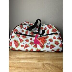 Betsey Johnson Watermelon Rolling Carry-On Luggage Weekender Duffle Bag